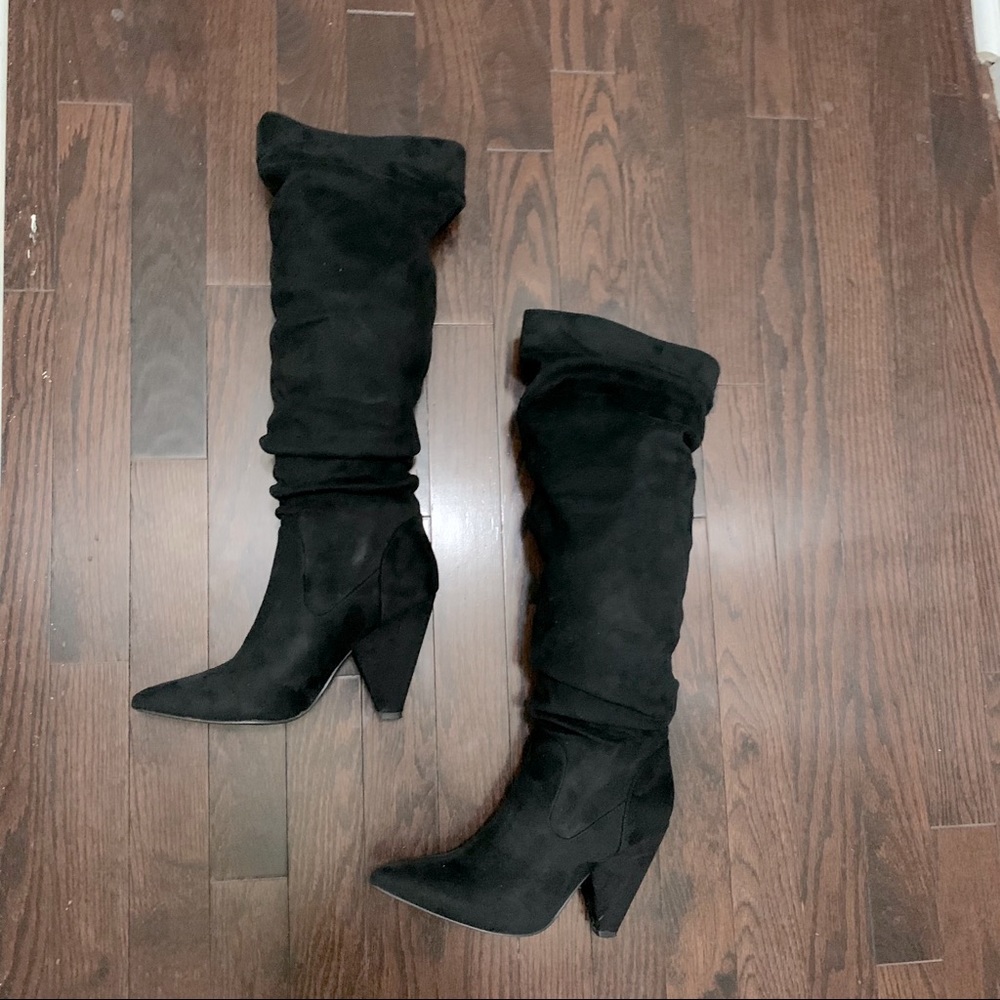 Forever21 faux suede Slouchy Boot